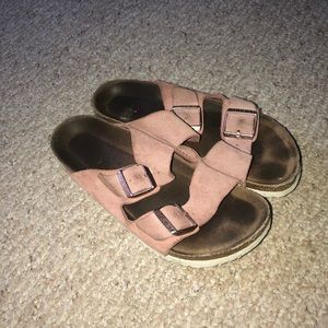 Pink birkenstocks size 39